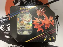 Pokemon TCG Crown Zenith Zapdos Large Tin New - Image 1