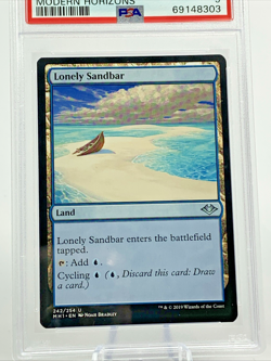 PSA 9 - LONELY SANDBAR - Modern Horizons - MTG Magic the Gathering Card Slab - Image 3