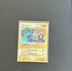 Pokemon TCG Infernape Holo Rare Card 3/100 Stormfront 2008 Vintage - Image 1