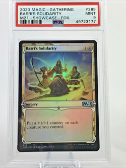 PSA 9 FOIL - BASRI'S SOLIDARITY Showcase #289 M21 - MTG Magic the Gathering Card - Image 3