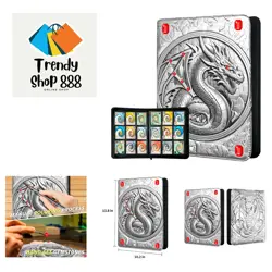 Card Binder 9 Pocket, 20 Double Sided Pages for 360 Side Loading Slots for Lo... - Image 1