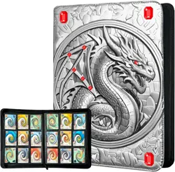 Card Binder 9 Pocket, 20 Double Sided Pages for 360 Side Loading Slots for Lo... - Image 2