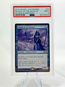 PSA 9 MAGUS OF THE BAZAAR Ultimate Masters - Graded MTG Magic the Gathering Card - Image 1