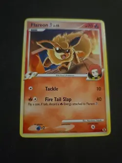 Flareon Rising Rivals 60/111 Regular 2009 Pokemon Card - Image 1