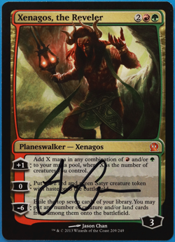 Xenagos, the Reveler Theros NM Mythic Rare SIGNED CARD (504933) ABUGames - Image 1