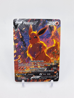 Custom HOLO Flareon Card Flareon V Card READ DESCRIPTION BELOW - Image 1