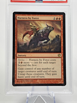 PSA 8 - HARNESS BY FORCE - Journey into Nyx - MTG Magic the Gathering Card Slab - Image 3