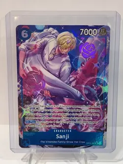 Sanji OP11-051 SR Alt Art A Fist of Divine Speed ONE PIECE Card NM English - Image 1