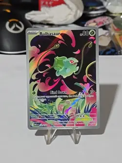 Bulbasaur 133/132 English MEG EN-Mega Evolutions Illustration Rare Pokemon Card - Image 1