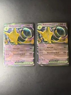 Pokemon TCG Alakazam EX 065/165 Scarlet & Violet 151 Ultra Rare Holo Card - Image 1