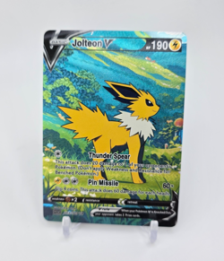 Custom HOLO JOLTEON Card JOLTEON V Card READ DESCRIPTION BELOW - Image 1