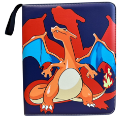 Charizard Card Binder for Pokemon Cards Holder 900 Cards w/ 50 Removable Sleeves - Image 1