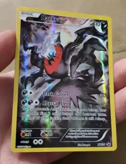 Darkrai XY114 Full Art Black Star Promo XY Generations Holo Pokemon TCG Card - Image 2