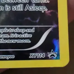 Darkrai XY114 Full Art Black Star Promo XY Generations Holo Pokemon TCG Card - Image 3