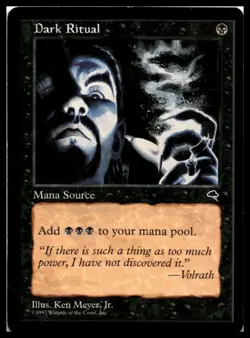 2 x Dark Ritual - 5th Edition & Tempest - LP - Magic the Gathering - MTG - Image 1