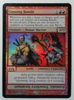 Cunning Bandit *FOIL Uncommon* Magic MtG x1 Betrayers of Kamigawa MP - Image 1