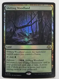 FOIL Shifting Woodland (Modern Horizons 3) - NM Pack Fresh MTG - Image 1