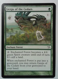 Genju of the Cedars *Uncommon* Magic MtG x1 Betrayers of Kamigawa SP - Image 1