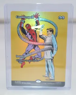 Counterspell (Borderless) 0009 Marvel Universe Spider-Man Foil MTG - Image 1