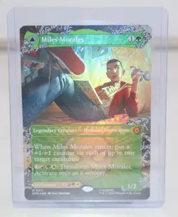 MTG Miles Morales & Ultimate Spiderman (0211) (Borderless) FOIL Spider-Man - Image 1