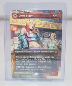 MTG Gwen Stacy (0202) (Borderless) - Spider-Man (Non Foil) - Image 1