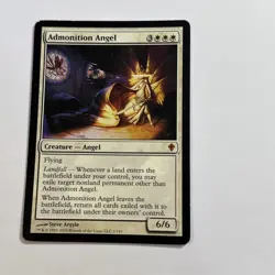 Admonition Angel - Magic the Gathering Mtg - Worldwake - LP - Image 1