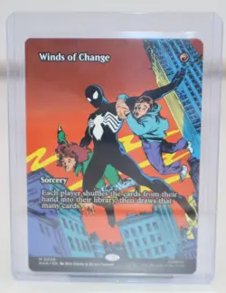 Winds of Change 0030 NM Regular Borderless MTG Spider-Man - Image 1