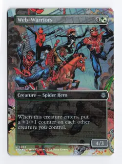 web warriors (borderless) (foil) #203 UC - MTG SPM - Image 1
