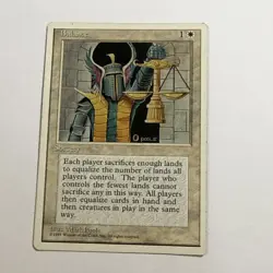 Balance - MTG Magic the Gathering - Core Set 4th Edition - MP/HP - Image 1