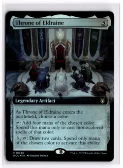 Foil Throne of Eldraine Wilds of Eldraine LP x1 MTG Magic: the Gathering - Image 1
