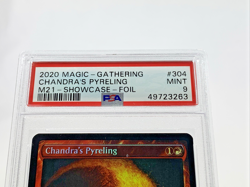 PSA 9 FOIL - CHANDRA'S PYRELING Showcase #304 M21 MTG Magic the Gathering Card - Image 2