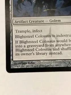 MTG Blightsteel Colossus Mirrodin Besieged LP - Image 5