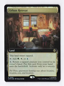 Urban Retreat (Extended Art) (Foil) 0283 (R) MTG Marvel's Spider-Man (SPM) - Image 1