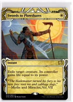 Etched Foil Swords to Plowshares Mystical Archive LP x1 MTG Magic: the Gathering - Image 1