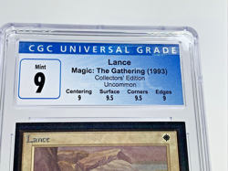 CGC 9 - 1993 LANCE - Collectors' Edition Graded MTG Magic the Gathering Card - Image 2