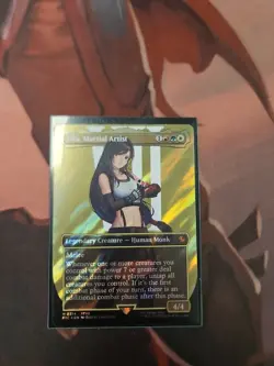 Tifa, Martial Artist Borderless Surge Foil MTG Final Fantasy Mythic Rare Mint - Image 3