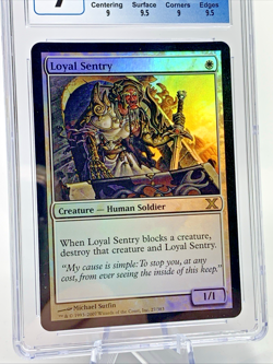 CGC 9 - 2007 LOYAL SENTRY - 10th FOIL Graded MTG Magic the Gathering Card - Image 3