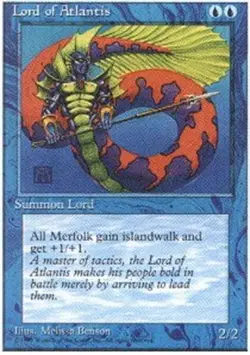 2 x Lord of Atlantis - Revised & 4th Edition - LP - Magic the Gathering - MTG - Image 1