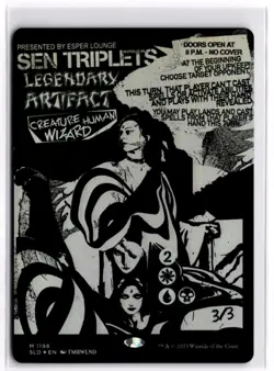 Foil Sen Triplets Secret Lair Drop 1198 LP x1 MTG Magic: the Gathering - Image 1