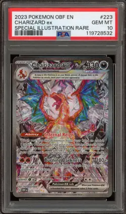 Pokemon Charizard ex Obsidian Flames Special Illustration Rare #223 PSA 10 - Image 1