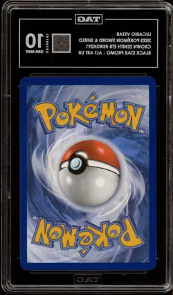 Pokemon Lucario VSTAR Crown Zenith ETB Full Art Promo SWSH291 TAG 10 Gem Mint - Image 2