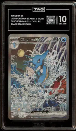 Pokemon Kingdra ex SFA Special Illustration Coll. Promo SVP EN 131 TAG 10 - Image 1