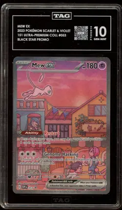Pokemon Mew ex 151 Ultra-Premium Coll. Full Art Promo SVP EN 053 TAG 10 Gem Mint - Image 1