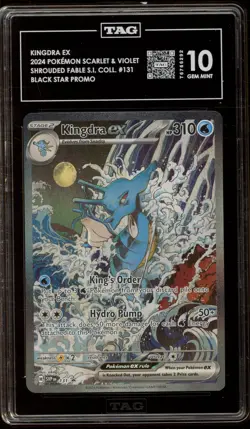 Pokemon Kingdra ex SFA Special Illustration Coll. Promo SVP EN 131 TAG 10 - Image 1