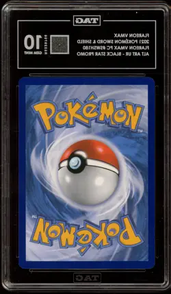 Pokemon Flareon VMAX Premium Coll. Full Alt Art Promo SWSH180 TAG 10 Gem Mint - Image 2