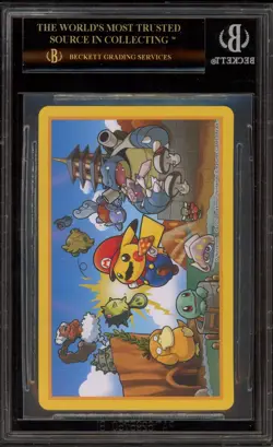 Pokemon Mario & Luigi Pikachu King of Clubs Playing Cards BGS 10 BLACK LABEL - Image 2