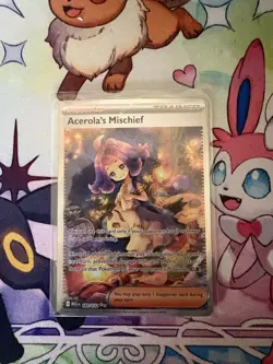 Pokemon Acerola's Mischief SIR: Mega Evolutions 183/132 PSA 10 contender 👀 🔥 - Image 1