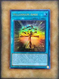Yugioh Millennium Ankh INFO-ENSP1 Ultra Rare Limited Edition NM - Image 1