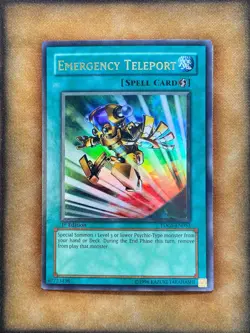 Yugioh Emergency Teleport TDGS-EN053 Ultra Rare 1st Ed NM - Image 1