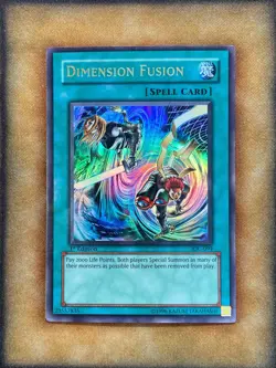 Yugioh Dimension Fusion IOC-094 Ultra Rare 1st Ed LP - Image 1